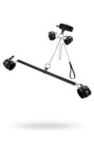 Бондажный набор Pecado BDSM, 3 точки фиксации, большая распорка, оковы, наручники, ошейник с кольцом