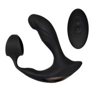 STRAPPED &amp;amp; TAPPED Вибромассажер простаты с эрекционным кольцом и пультом ДУ (ZE-AP-6290-2)