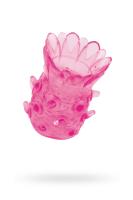 Насадка рельефная TOYFA, TPE, розовый, 5 см (00132709)