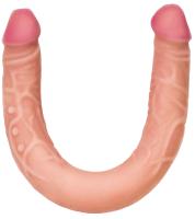 ФАЛЛОИМИТАТОР ДВУХСТОРОННИЙ L 470 мм D 40 мм киберкожа (930500)