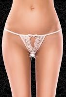 СТРИНГИ ЖЕНСКИЕ С ДОСТУПОМ разм. 46-48, цвет белый (2679-1)