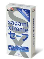 Презервативы SAGAMI Xtreme Ultrasafe 10шт. латексные с двойным количеством смазки (143164)