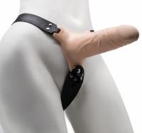 ФАЛЛОИМИТАТОР ПОЯСНОЙ КАРКАСНЫЙ ПУСТОТЕЛЫЙ С БАНДАЖЕМ D 36/48 мм, L 180/160 мм, (7401/3)