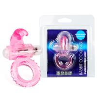 Кольцо эрекционное с вибрацией RABBIT COCKRING цвет в ассортименте (EE-10004)