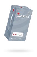 Презервативы Unilatex, ribbed, латекс, ребристые, 19 см, 5,4 см, 15 шт. (0T-00009297)