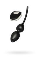 Вагинальные шарики Mystim Jane Untamed Geisha Balls vibe, с вибрацией, силикон, черные (0T-00012597)