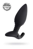 Анальная втулка LOVENSE Hush (S), силикон, черная, 12,1 см (УТ-00000284)