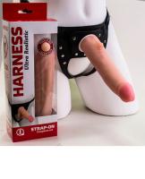 Фаллоимитатор на трусиках HARNESS, L 185 мм D 38 мм (732103)