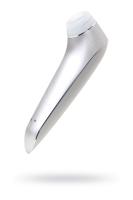 Вакуум-волновой бесконтактный стимулятор клитора SATISFYER HIGH FASHION, алюминий + силикон, серебри
