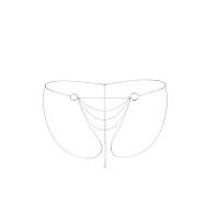 Бикини-цепочка серебро Bijoux Indiscrets (0277)