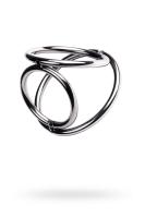 Бондаж для пениса TOYFA Metal, серебряный (0T-00010165)