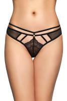 Стринги со стрепами SoftLine Collection, черный, M/L (УТ-00002812)