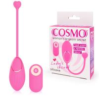 ВИБРОЯЙЦО 10 режимов вибрации, L 73 мм D 35 мм цвет розовый (CSM-23143 )