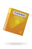 Презервативы Torex, ребристые, латекс, 18,5 см, 5,4 см, 3 шт. (0T-00016812)