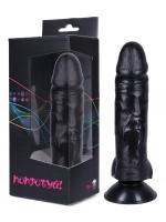 Фаллоимитатор. на присоске №4, черный (351-04 BX DD)