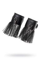 Наручники Штучки-дрючки с сеткой, черные (УТ-00000823)