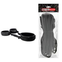 ФИКСАТОРЫ ДЛЯ НОГ соеденённые между собой, цвет чёрный (NTB-80350-1)