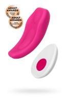 Клиторальный вибратор в трусики JOS FLIRTY, силикон, розовый, 9,3 см (0T-00013767)