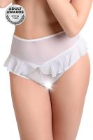 Эротические трусики с высокой посадкой Erolanta Lana, белый (50-52) (УТ-00004607)