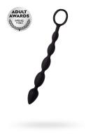 Анальная цепочка Toyfa A-toys Dang, силикон, черный, 27,6 см (0T-00010979)