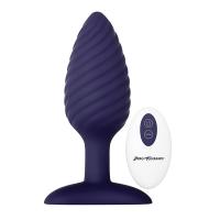 WICKED TWISTER Анальная пробка с вибрацией и пультом ДУ (ZE-AP-6115-2)