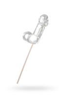 Леденец Sosuчki, Пенис Pina colada, средний, прозрачный, 80гр. (УТ-00005004)