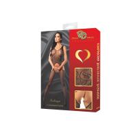 Кэтсьюит с открытой попой и имитацией чулок (DJ1055B)