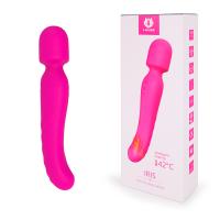 ВИБРОМАССАЖЁР L 232 мм D 34x43 мм, 9 режимов вибрации с двух сторон, нагрев (SHD-S197)