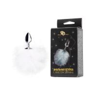 Анальная втулка металлическая с хвостом зайчика (503-01 BX DD)