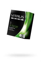 Презервативы Vitalis, premium, увеличенного размера, 19 см, 5,7 см, 3 шт. (0T-00010008)
