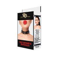 Чокер широкий на полукольцах 39-46 см (912-18 BX DD-Long)