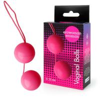 Шарики вагинальные BALLS розовые D 35 мм, вес 50 г (EE-10097 P)