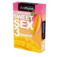 ПРЕЗЕРВАТИВЫ DOMINO SWEET SEX MANGO 3штуки (оральные))