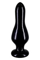 ПЛАГ-МАССАЖЕР ДЛЯ ПРОСТАТЫ BLACK MAGNUM 15 В ЛАМИНАТЕ L 160 мм, D 57,8 мм, цвет чёрный (421500)