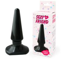 Стимулятор анальный (втулка) ANAL STIMULATOR цвет чёрный L 77 мм D30 мм (SF-70133-1)