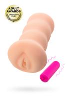 Мастурбатор реалистичный с вибрацией KOKOS Three Sisters Virgin, TPR, телесный, 18 см (УТ-00003374)