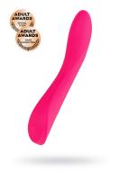 Нереалистичный вибратор JOS Twig, 5 режимов вибрации, силикон, розовый, 20,5 см, d 3,4 см (0T-000166