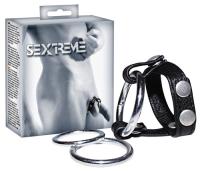 Подхват на мошонку с 3мя съемными эрекционными кольцами Leder-Riemen (5108070000)