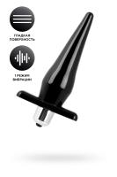 Анальная втулка Black & Red by TOYFA, TPE, черная, 12,7 см, d 3 см (0T-00000603)