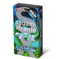 Презервативы SAGAMI Xtreme Mint 10шт. латексные со вкусом мяты (143162)