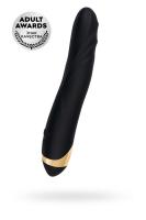 Нереалистичный вибратор WANAME D-SPLASH Storm, силикон, черный, 22,5 см (0T-00010031)