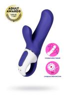 Нереалистичный вибратор Satisfyer Vibes Magic Bunny, силикон, фиолетовый, 17,7 см. (0T-00012436)