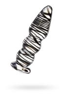 Анальная втулка Sexus Glass, стекло, прозрачный, 13 см, d 3,5 см (00138464)