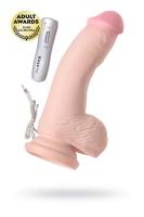 Реалистичный вибратор на присоске TOYFA RealStick Elite, TPR, телесный, 19 см (0T-00002063)