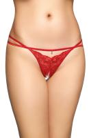 Стринги с украшением SoftLine Collection, красный, M/L (УТ-00002840)