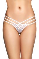 Стринги с геометрическим узором SoftLine Collection, белый, M/L (УТ-00002822)