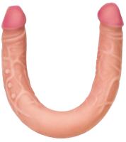 ФАЛЛОИМИТАТОР ДВУХСТОРОННИЙ L 470 мм, D 40 мм, киберкожа (050503)