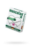 Презервативы Masculan, ultra 4, ультрапрочные, 19 см, 5,3 см, 3 шт. (0T-00005548)