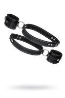 Бондажная система Pecado BDSM, для фиксации рук к ногам, натуральная кожа, черная (УТ-00002693)