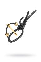 Электросбруя Mystim Plunging Pete, силикон, черный, 14 см (0T-00015897)